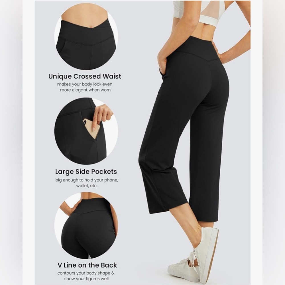 G4Free Black Athletic Leggings